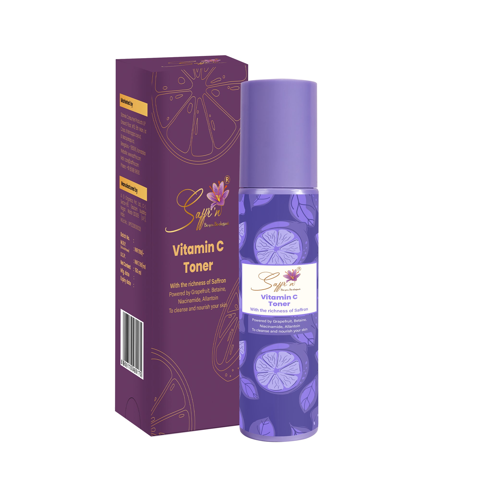 Saffr'n Vitamin C Toner