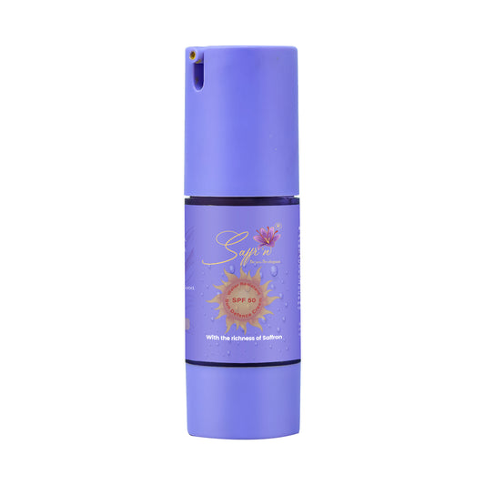 Saffr'n Water Resistant SPF 50 Sun Defence Sunscreen