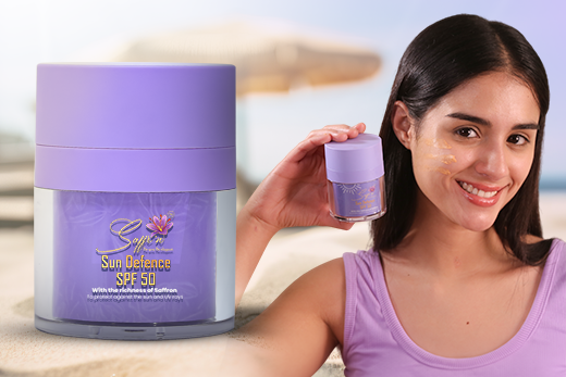 Unveiling the Ultimate Sun Protection: Saffr'n Sun Defence Cream (SPF50)