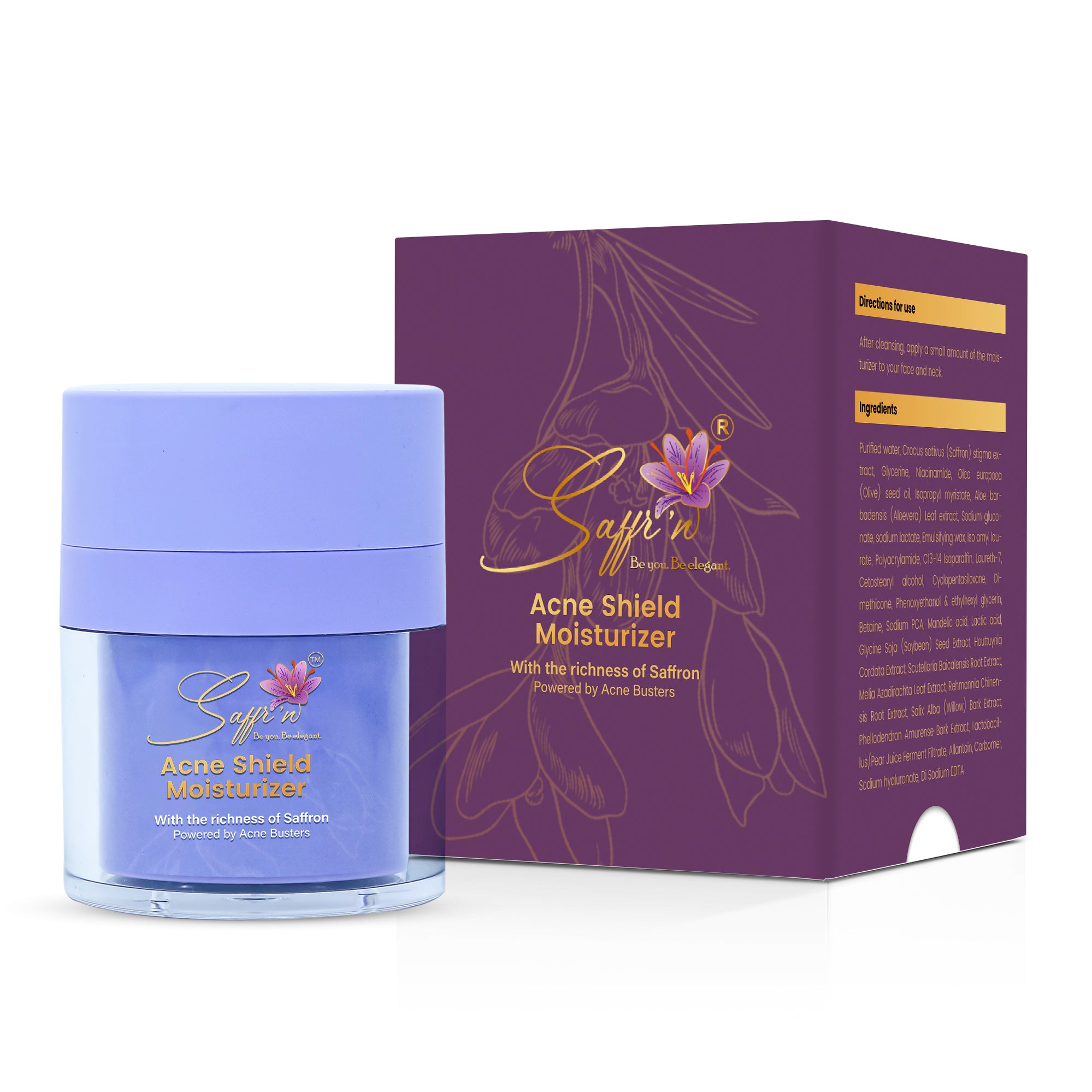 Saffr'n Acne Shield Moisturizer