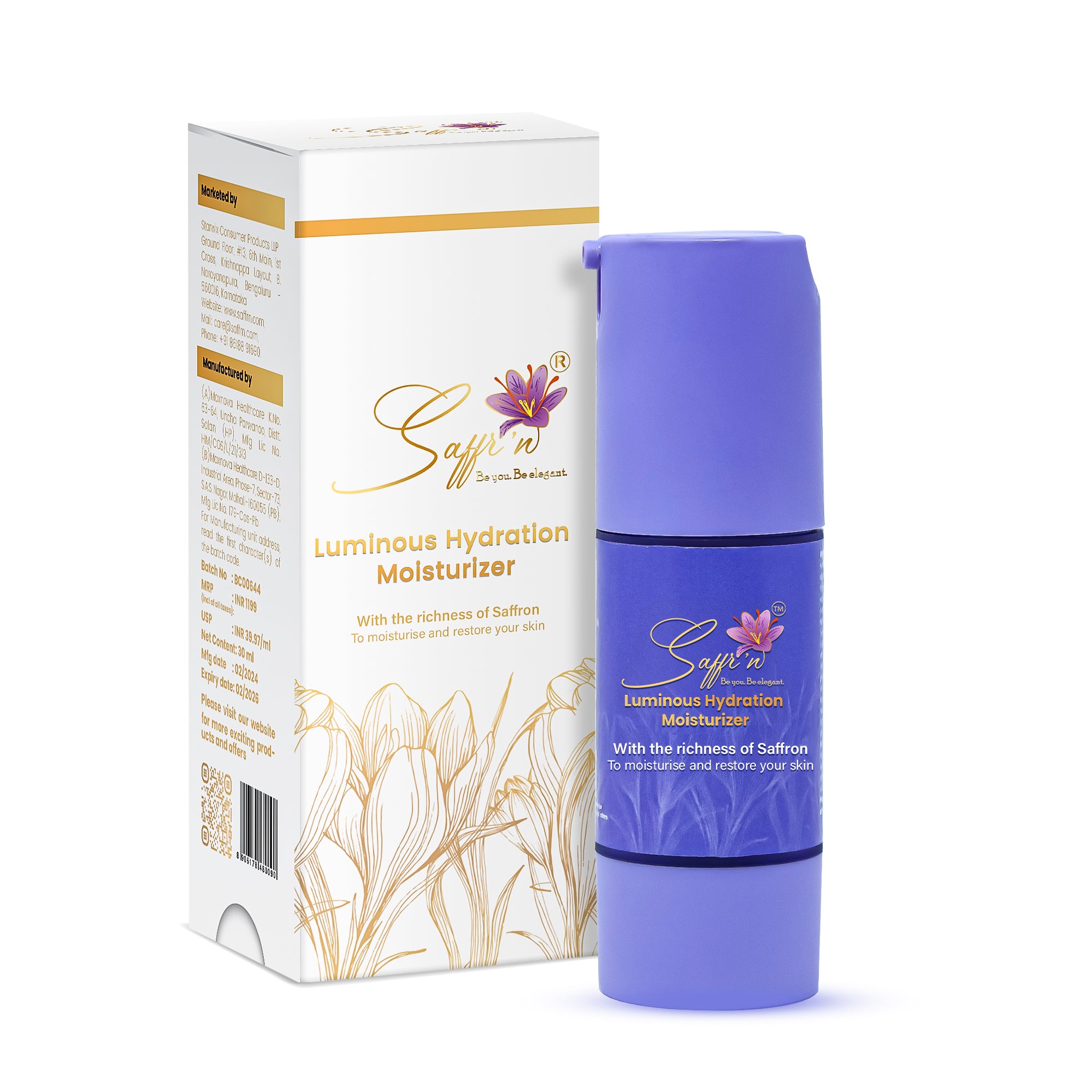 Saffr'n Luminous Hydration Moisturizer